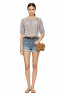 Button Front Detail Blouse