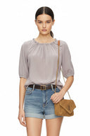 Button Front Detail Blouse