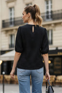 Button Front Detail Blouse