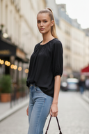 Button Front Detail Blouse