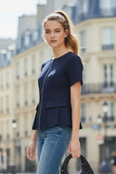 CONTOUR ZIP BLOUSE