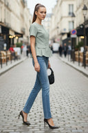 CONTOUR ZIP BLOUSE