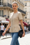 CONTOUR ZIP BLOUSE