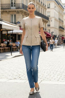 CONTOUR ZIP BLOUSE