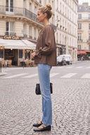 SOPHIA HANDCRAFTED HONEYCOMB BLOUSE
