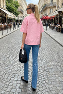 Oversized Half Sleeve Stitch Jacket