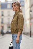 BIANCA DENIM ZIP UP JACKET