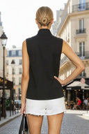 STITCH DETAIL DETACHABLE BOW TOP