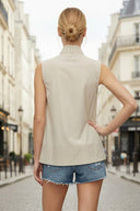 STITCH DETAIL DETACHABLE BOW TOP