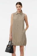 Zip Up Front Adjustable Bottom Dress