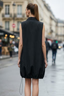 Zip Up Front Adjustable Bottom Dress