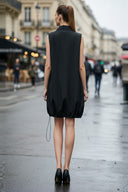 Zip Up Front Adjustable Bottom Dress