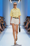 Oversized Half Sleeve Stitch Jacket