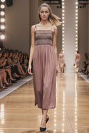 Multi-Color Smocking Maxi Dress