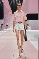 Oversized Half Sleeve Stitch Jacket