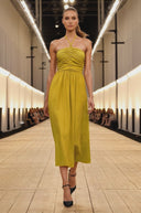 Front Knot Detail Midi Dress